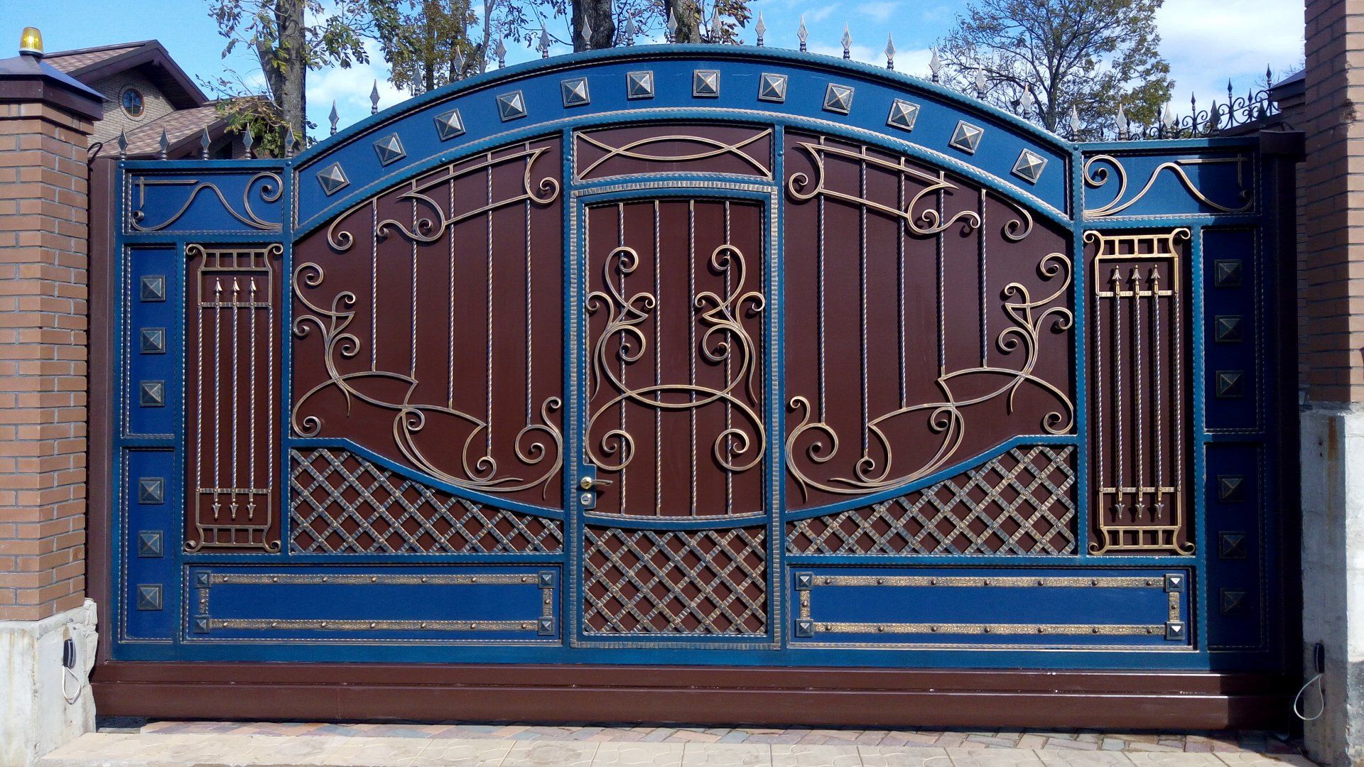 Кованые ворота v-145 (1 кв.м.)