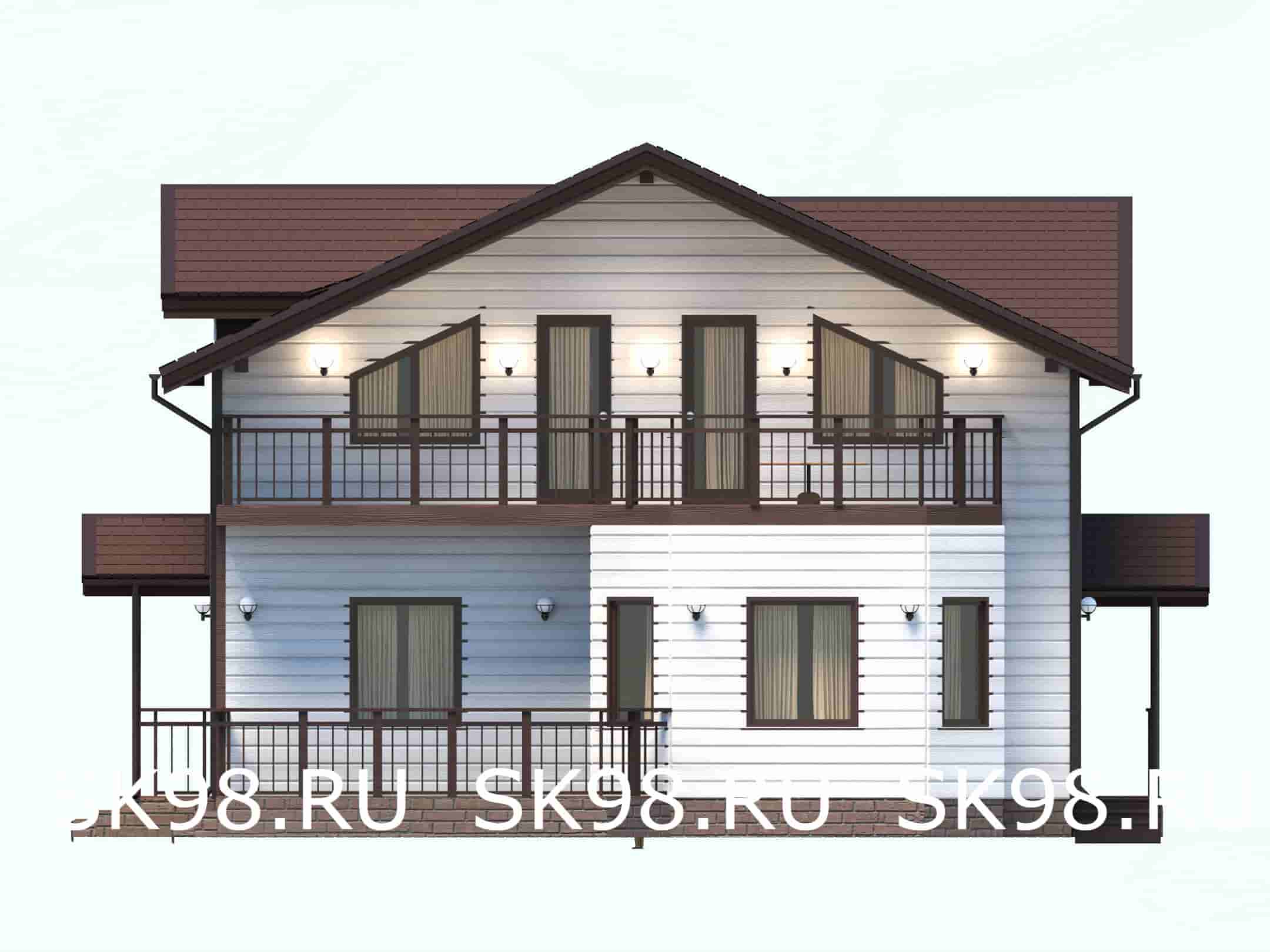 фасад дома TWO 129