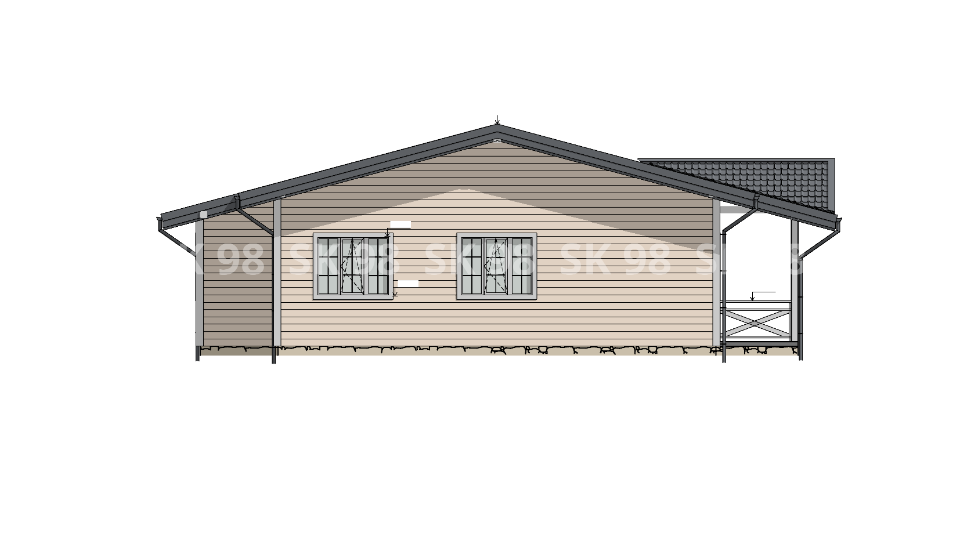 фасад дома ONE 122