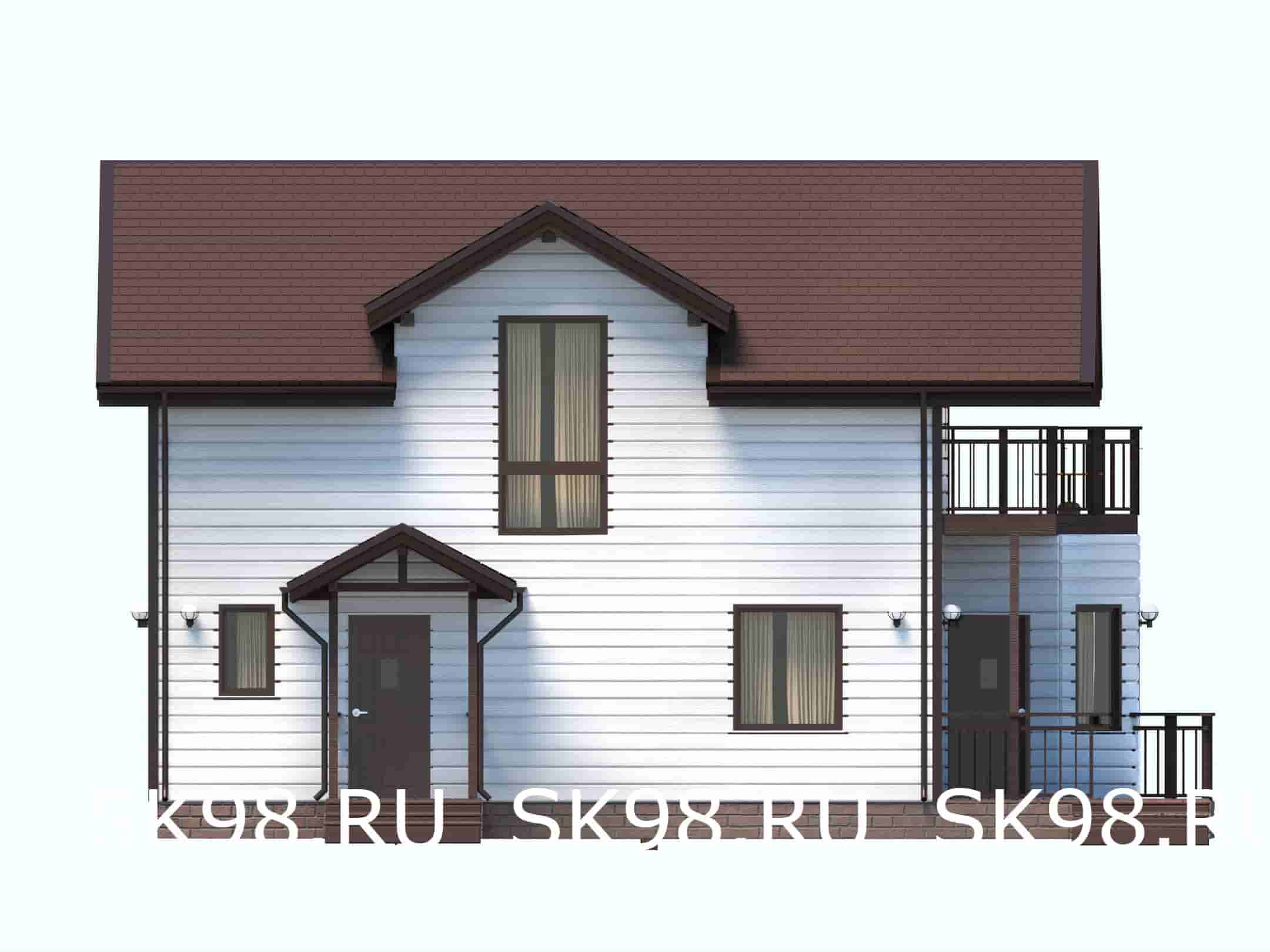 фасад дома TWO 129