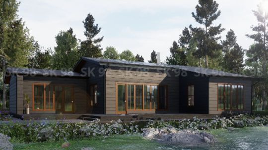 ONE 134 - проект одноэтажного дома