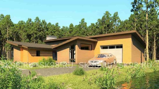 ONE 183 - проект одноэтажного дома