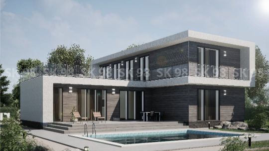 TWO 204 - проект дома с плоской крышей