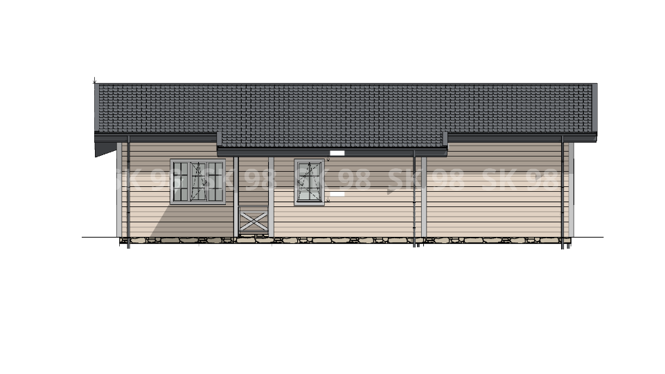 фасад дома ONE 122