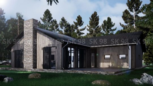 ONE 221 - проект одноэтажного дома