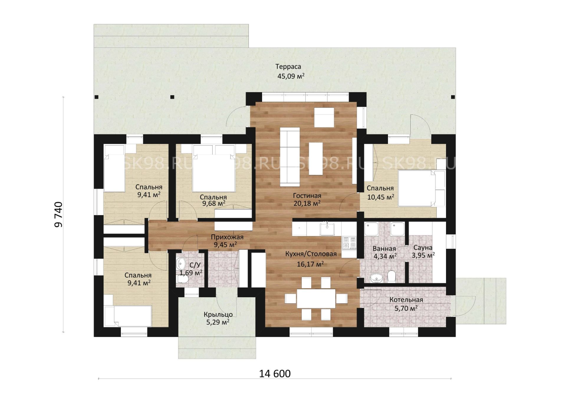 Ecocomplect one100 планировки