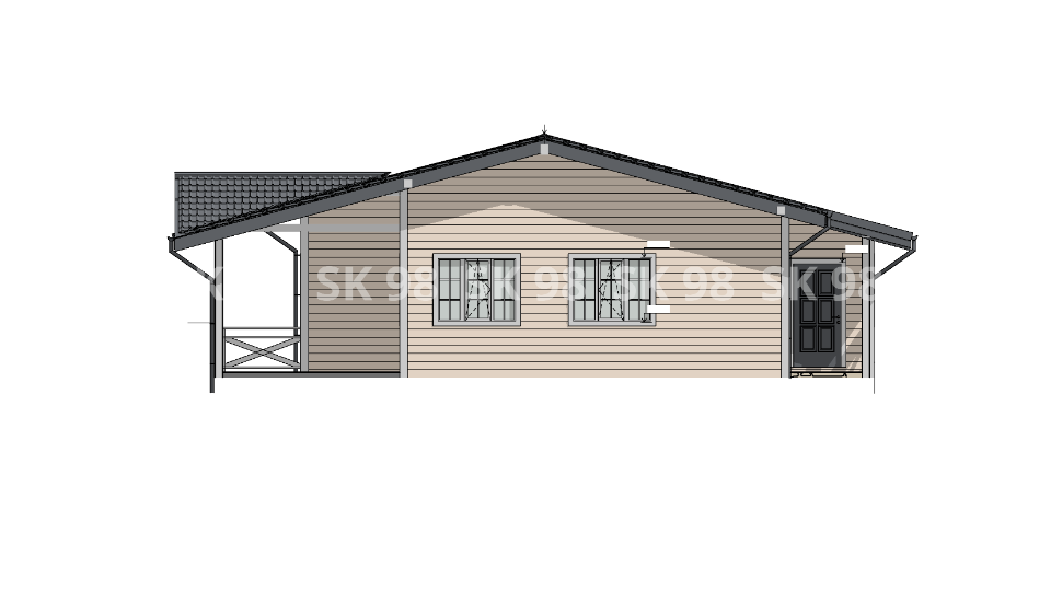 фасад дома ONE 122