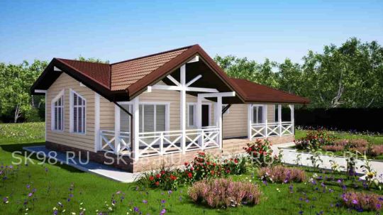 ONE 84 - проект одноэтажного дома