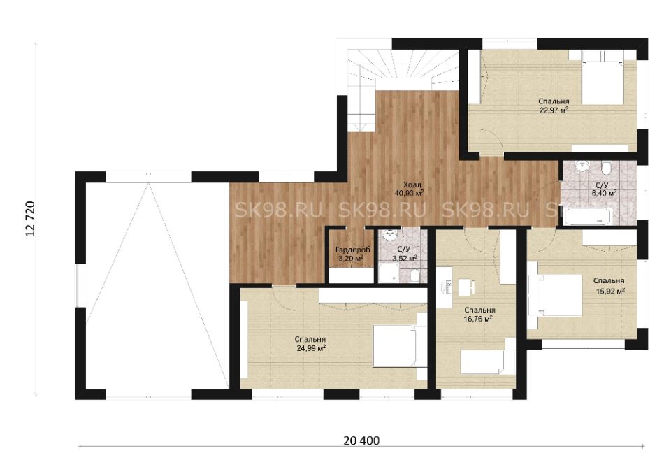 планировка дома TWO 306