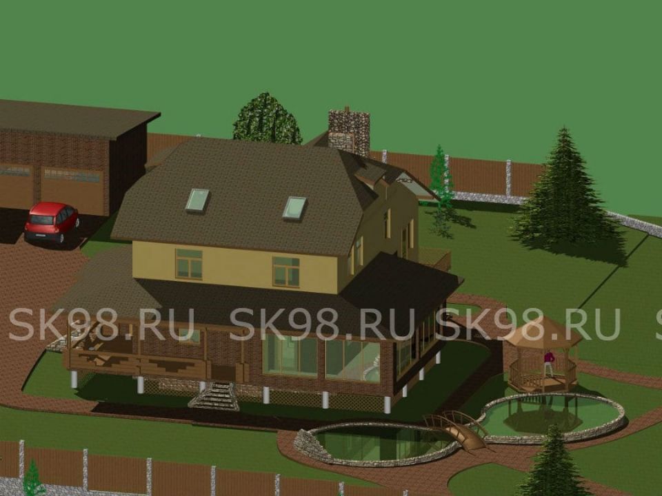 проект дома из газобетона