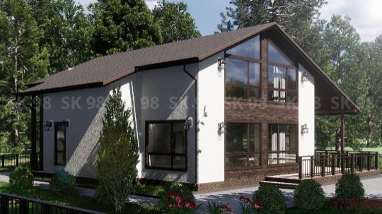 TWO 206 - проект дома с мансардой