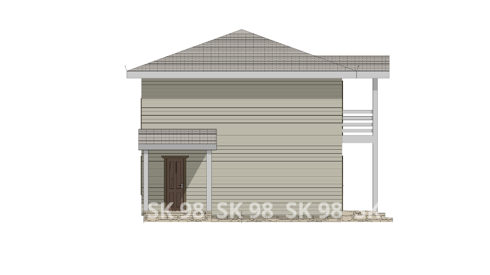 фасад дома TWO 148