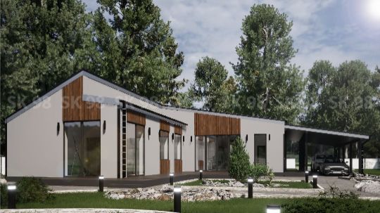 ONE 144 - проект одноэтажного дома