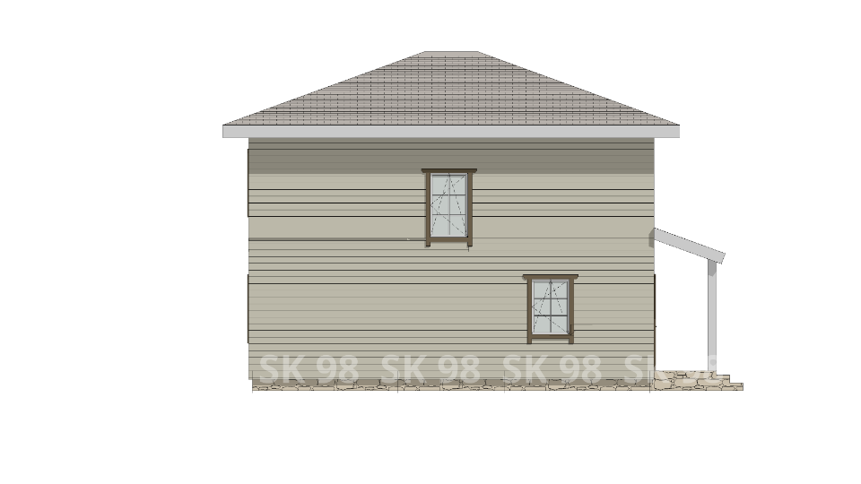 фасад дома TWO 121