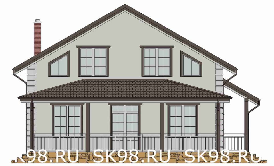 фасад дома TWO 148