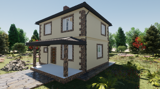 Дом из газобетона