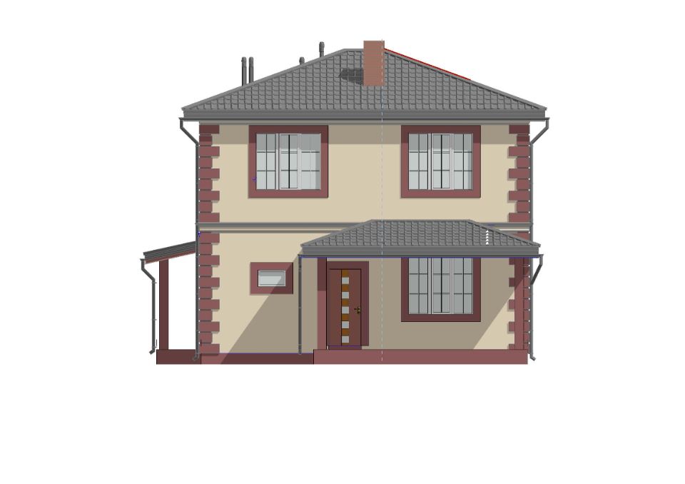 фасад дома TWO 125