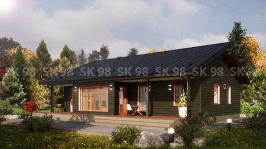 ONE 100 - проект одноэтажного дома