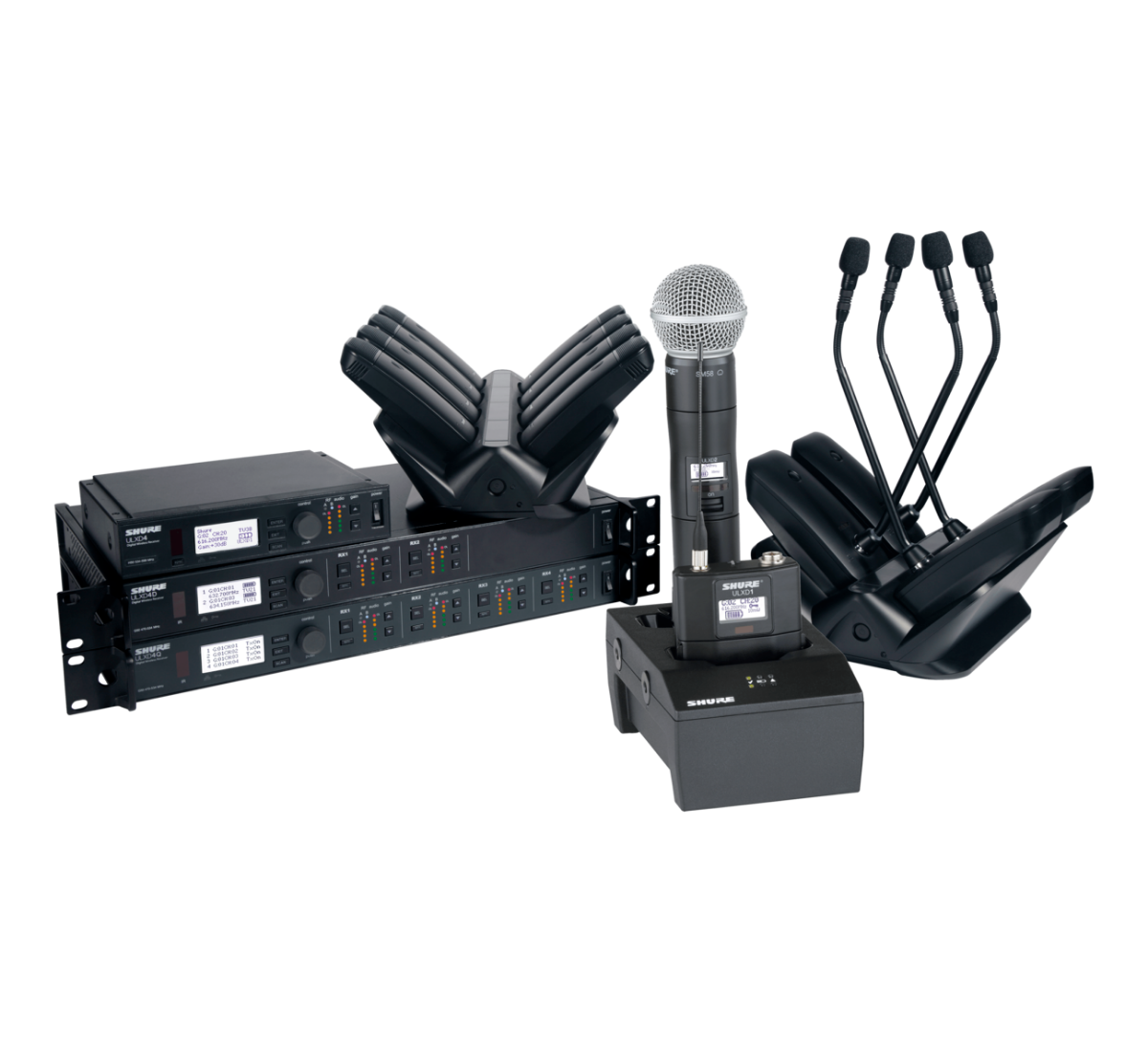 SHURE ULX-D ЦИФРОВАЯ РАДИОМИКРОФОННАЯ СИСТЕМА