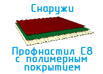 Профлист с полимерным покрытием