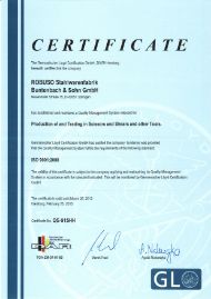 ISO 9001 CERTIFICATE