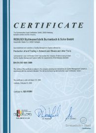 ISO 9001 CERTIFICATE