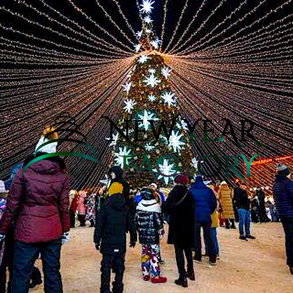 Комплект освещения для уличных елок "КРИСТАЛЛ"