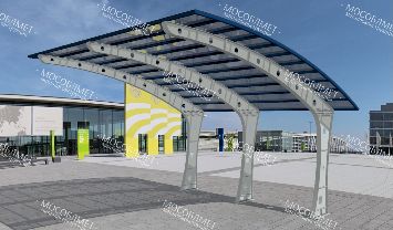 Консольный навес "ТИТАН"