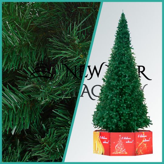 Уличные ствольные елки