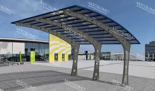 Консольный навес "ТИТАН"