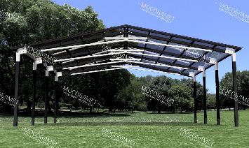 Двускатный навес "ВЭЛАР"