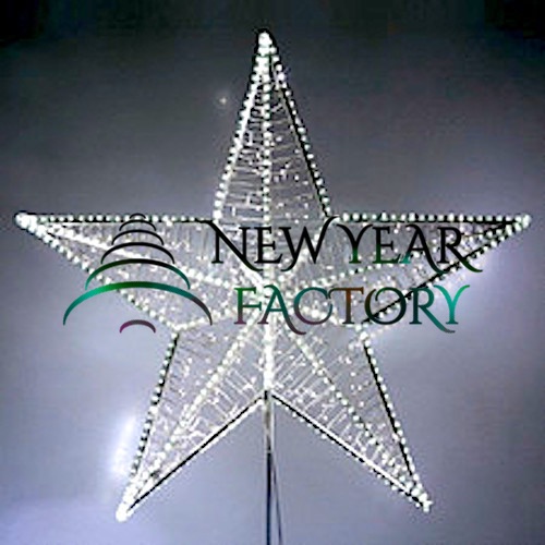 Световая макушка для уличной елки Кремлевская