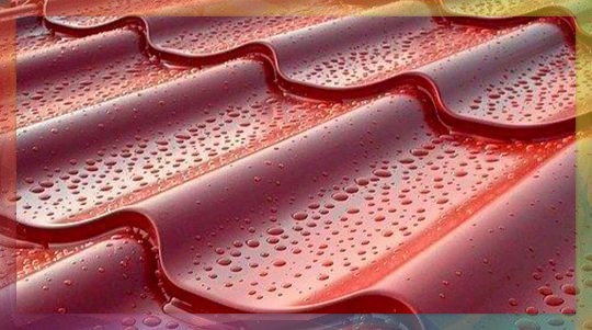 Навесы с металочерепицей