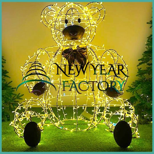 Большой светодиодный мишка