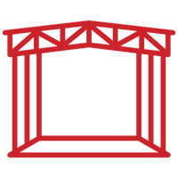 Схема навеса