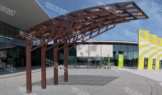 Консольный навес