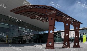 Консольный навес "ТИТАН"