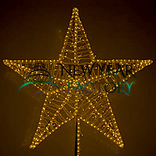 Световая макушка для уличной елки Кремлевская