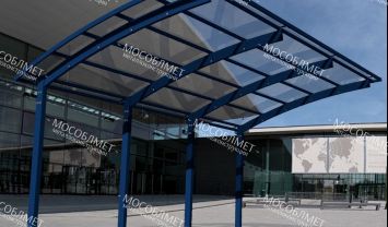 Консольный навес серии "КД"