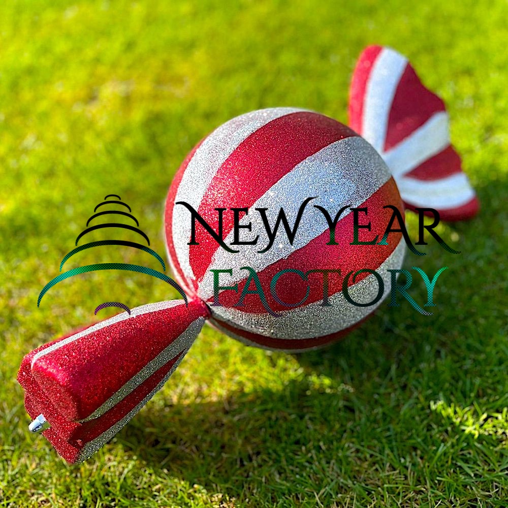 Новогодняя елочная игрушка Конфетка