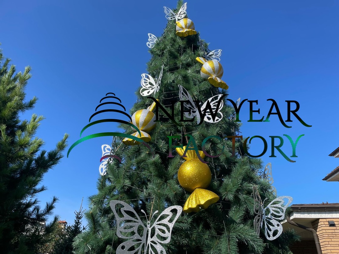 Новогодняя елочная игрушка Конфетка