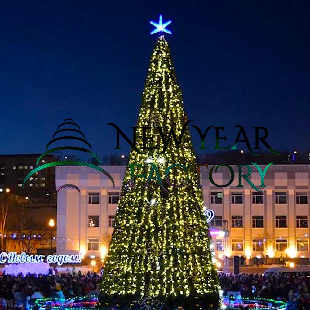 Комплект освещения для уличных елок