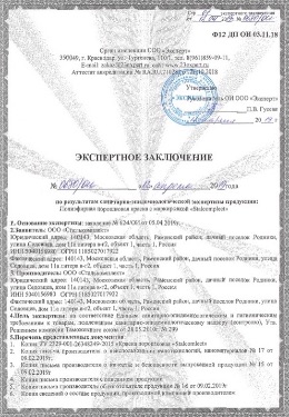 Экспертное заключение