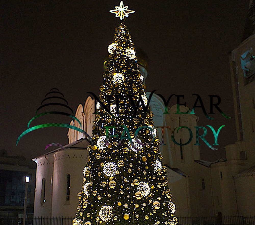 Комплект освещения для уличных елок