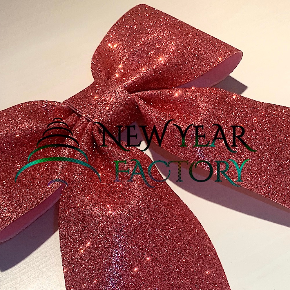 Большие банты для уличной елки