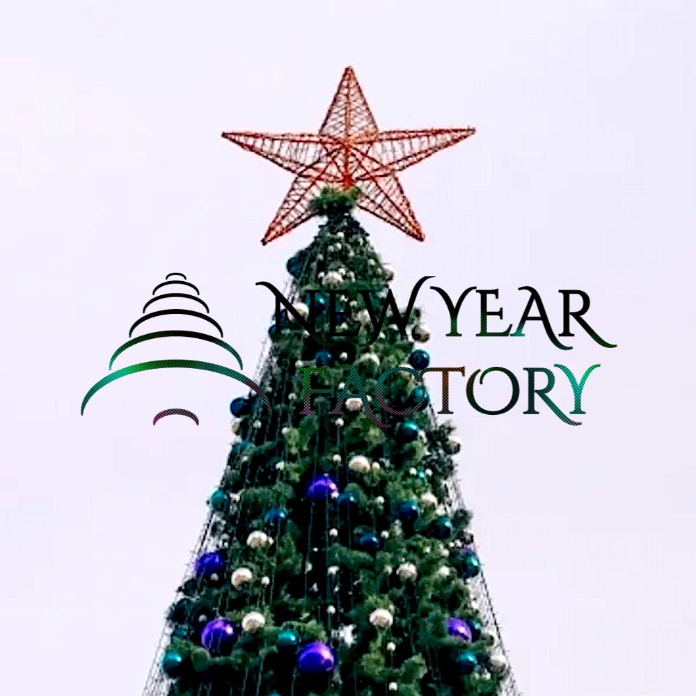 Световая макушка для уличной елки Кремлевская