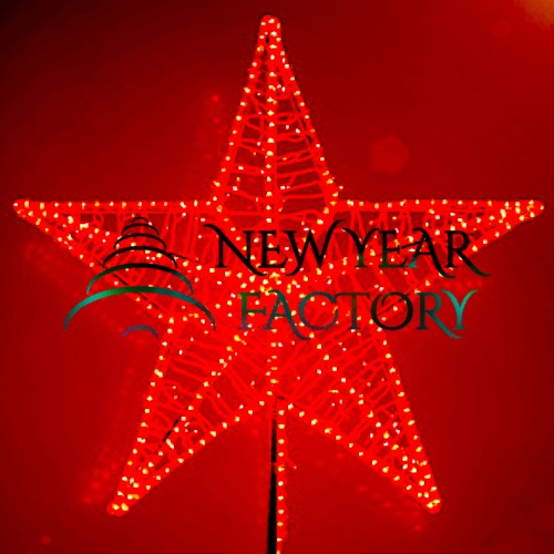 Световая макушка для уличной елки Кремлевская