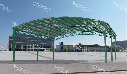 Навес для автомобиля "ГРАНД"