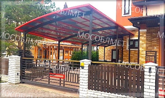 Арочный навес с дугами "ОЛИМП"