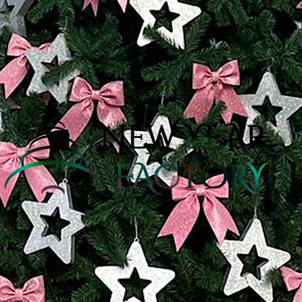 Большие банты для уличной елки